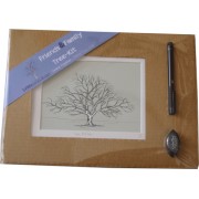 Friends & Family Tree- Takes 15 Fingerprints - Irish Oak- Small Mounted Print Friends & Family Tree- Takes 15 Fingerprints - Irish Oak- Small Mounted Print
